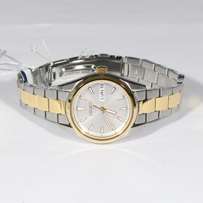 Seiko Women's Neo Classic Quartz Two Tone Quartz Watch SUR454P1