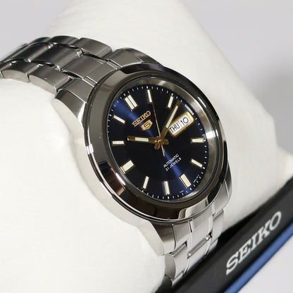 Seiko 5 Blue Dial Automatic Stainless Steel Men's Watch SNKK11J1