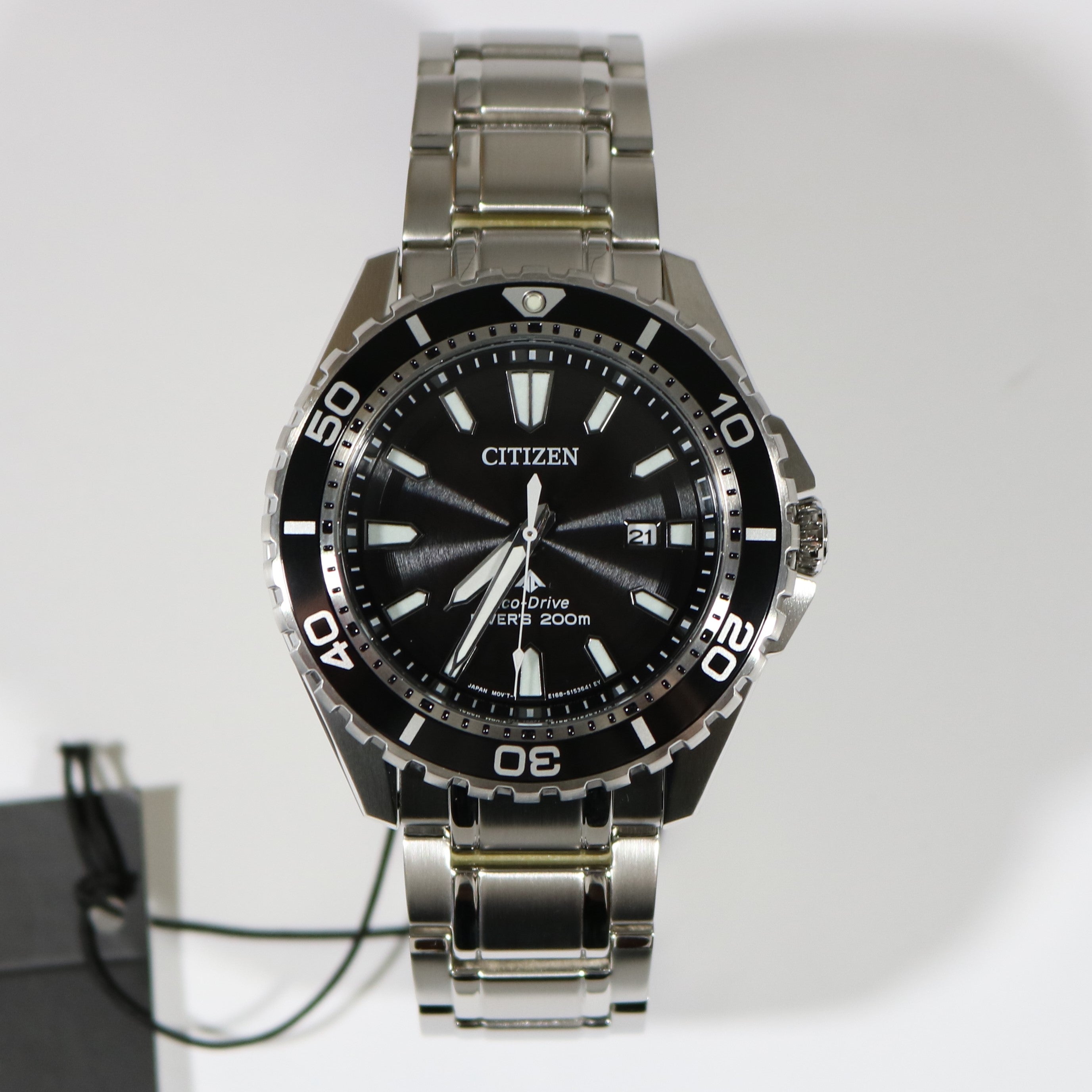 Citizen Eco Drive Promaster Black Dial 200M Divers Watch BN0190-82E - Chronobuy