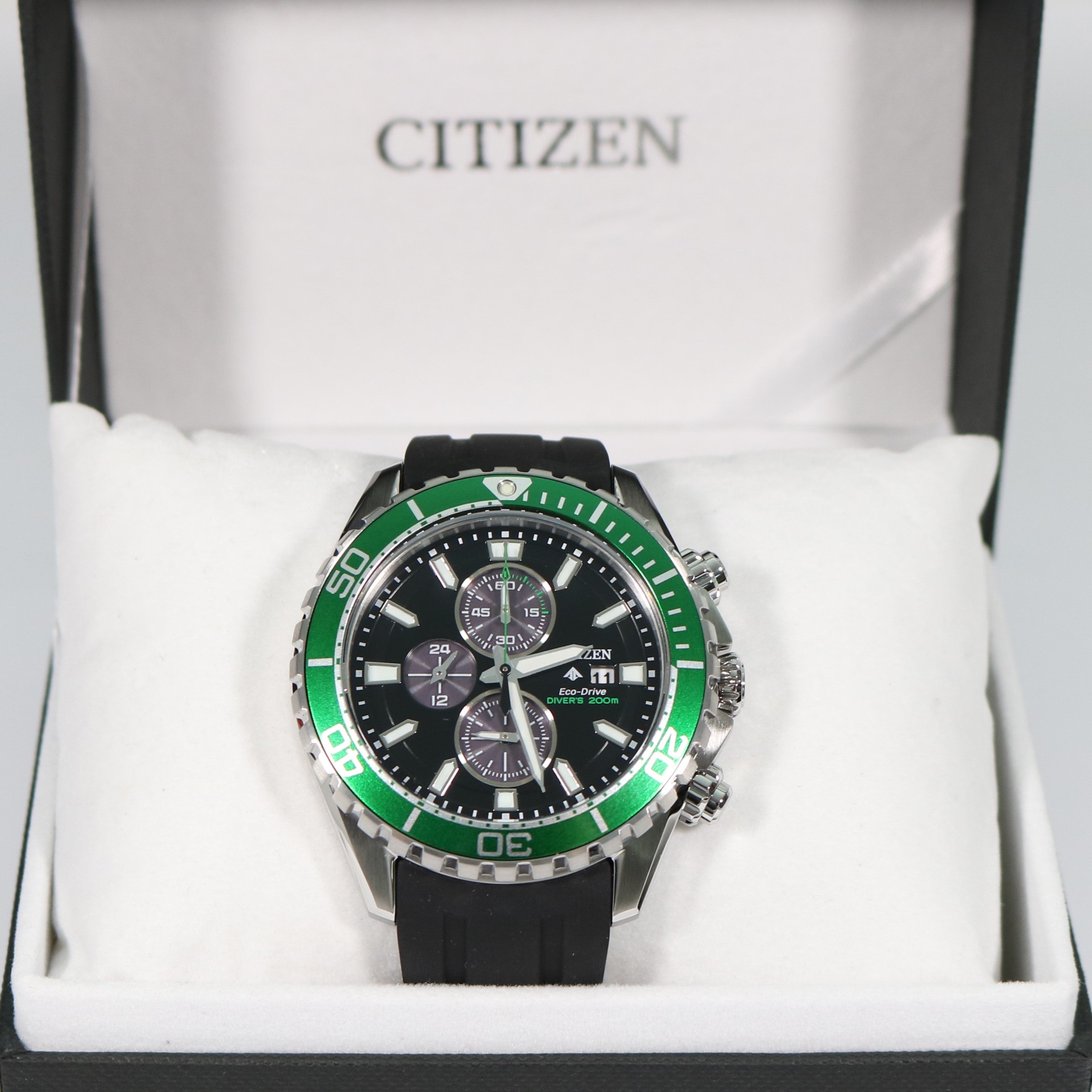 CITIZEN ECO DRIVE PROMASTER DIVERS CHRONOGRAPH WATCH CA0715-03E - Chronobuy