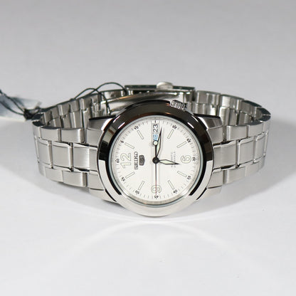 Seiko 5 Automatic White Dial Stainless Steel Men's Watch SNKE57K1