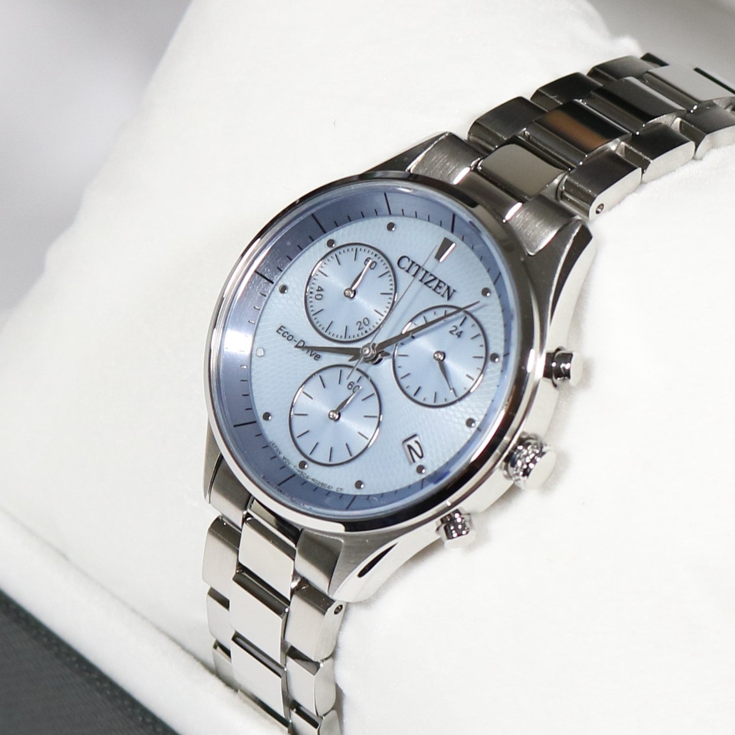 Citizen Eco-Drive Chandler Women's Blue Dial Stainless Steel Watch FB1440-57L