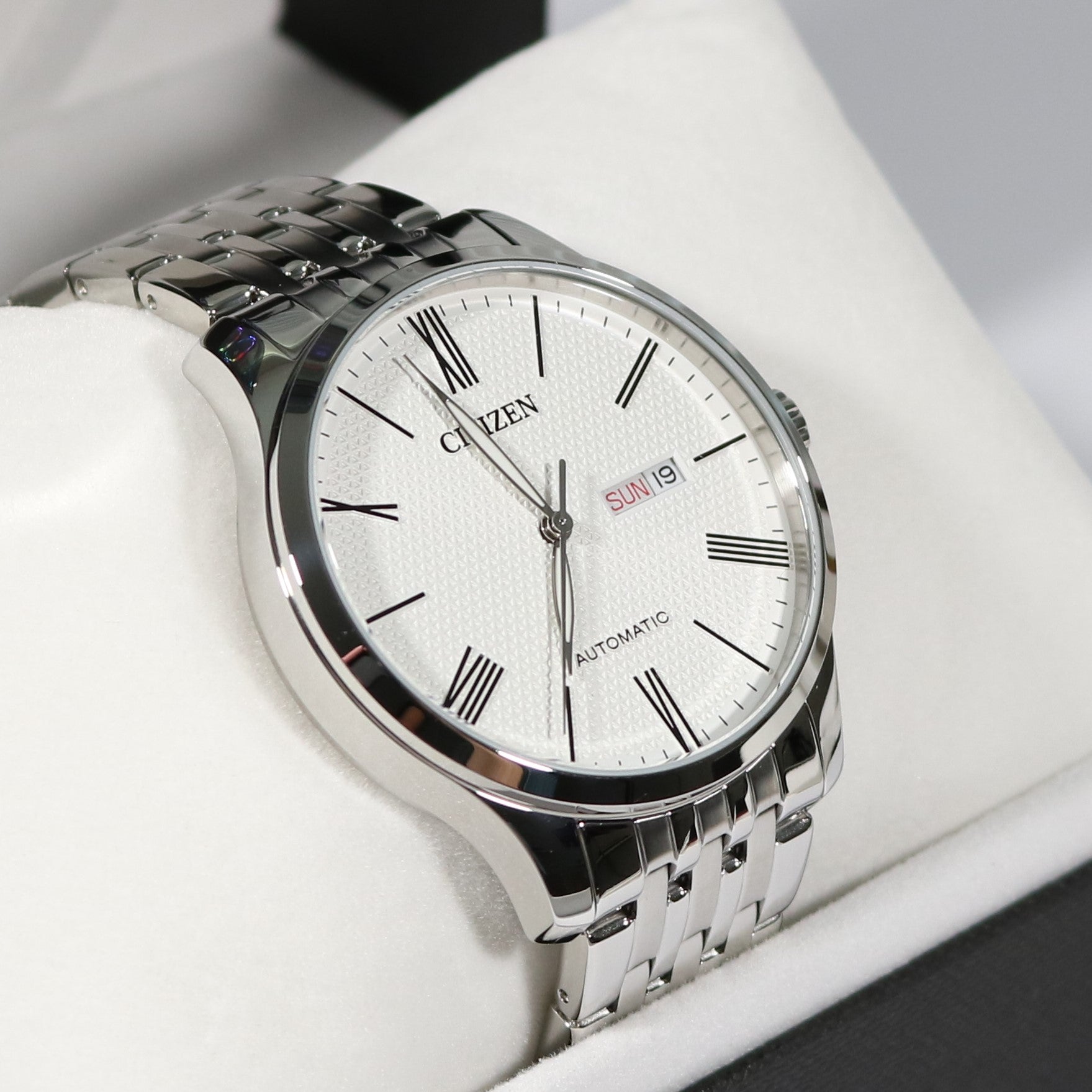 Citizen Automatic Elegant White Dial Men's Watch NH8350-59A - Chronobuy