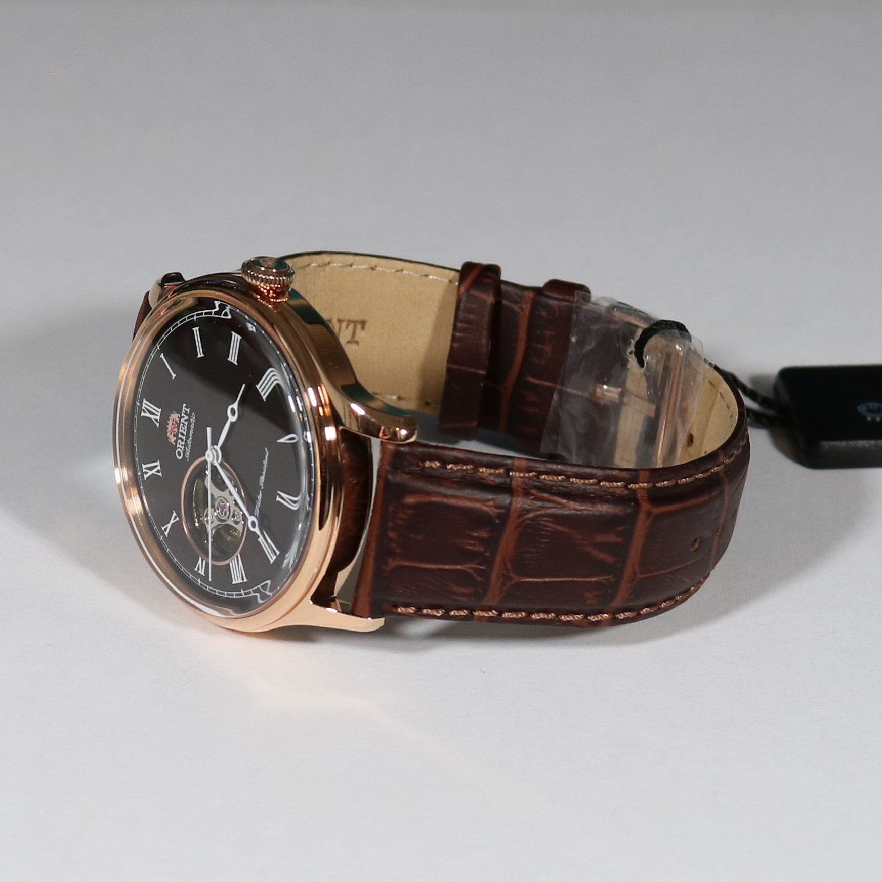 Orient Open Heart Brown Dial Automatic Men's Watch FAG00001T0