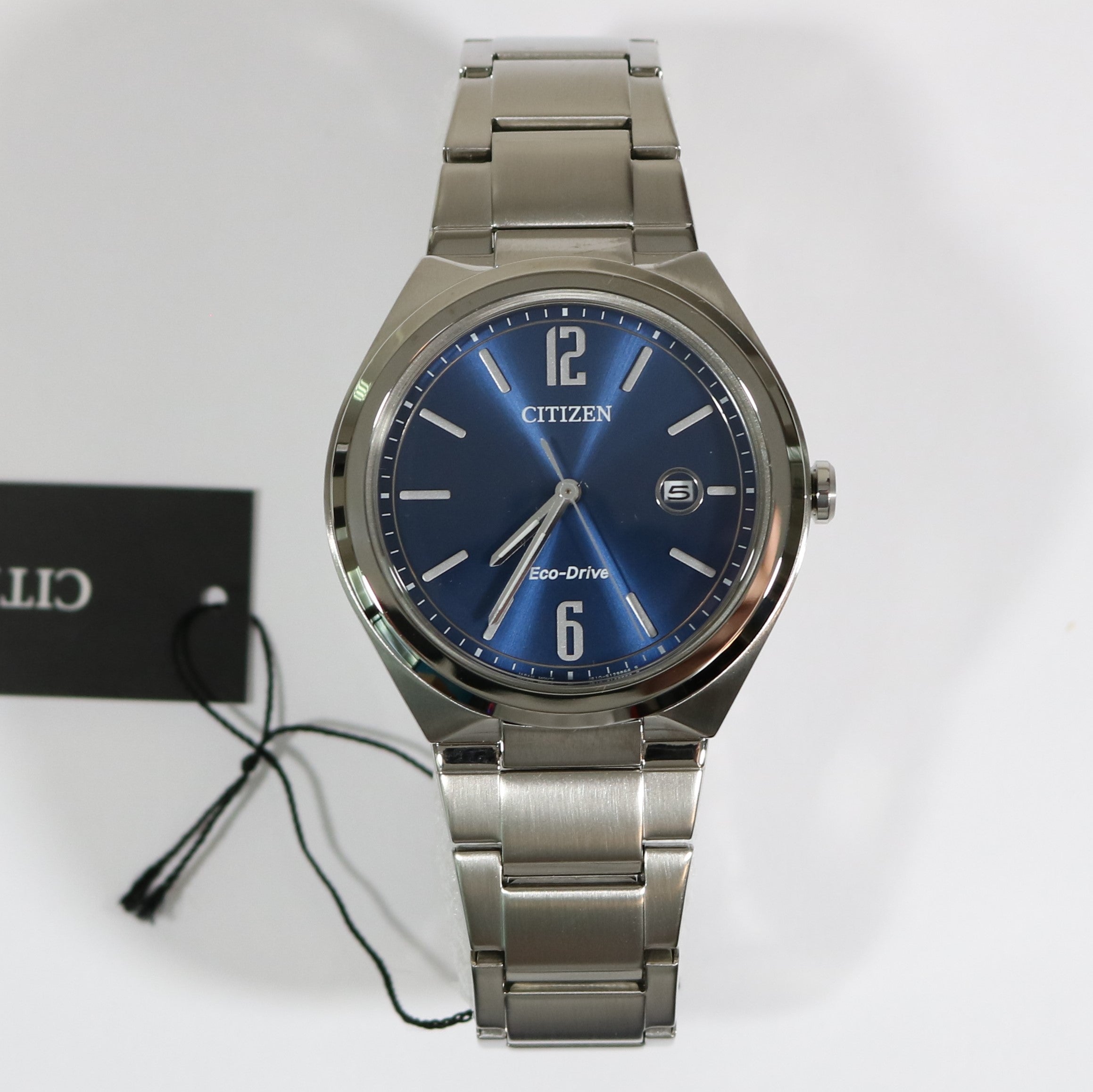 Citizen Eco Drive Blue Dial Stainless Steel Men's Watch AW1370-51L