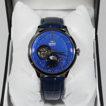 Orient Open Heart Automatic Blue Dial Men's Watch RA-AS0103A10B