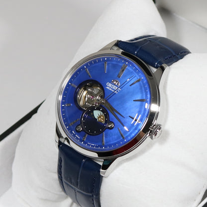 Orient Open Heart Automatic Blue Dial Men's Watch RA-AS0103A10B