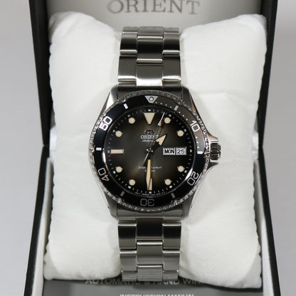 Orient Black Gradient Dial Kamasu Automatic Men's Stainless Steel Watch RA-AA0810N19B