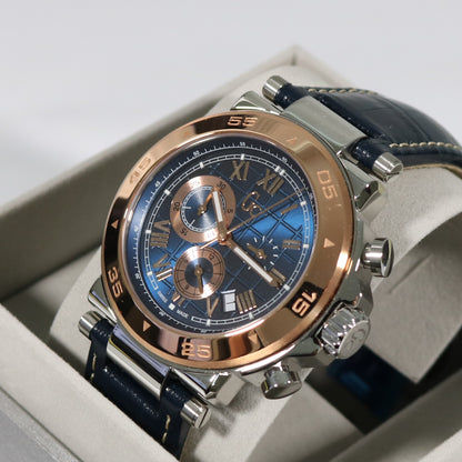 Guess Collection Men's Chronograph Blue Dial Watch X90015G7S - Chronobuy