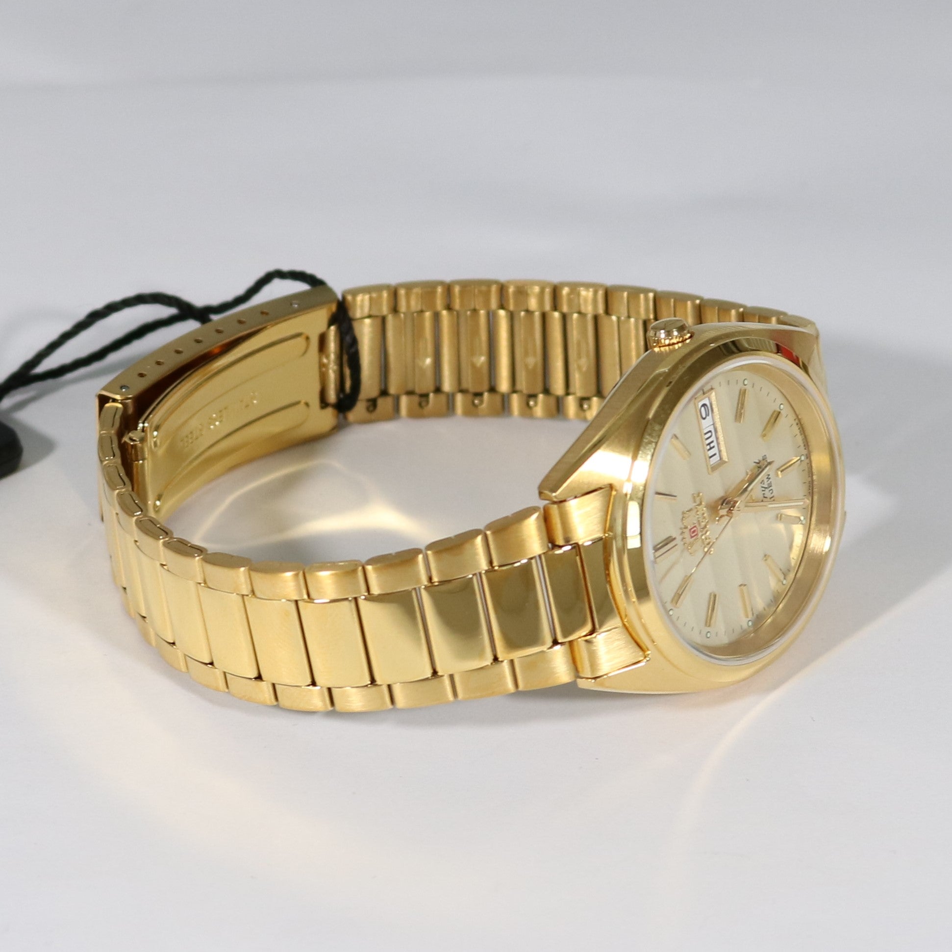 Orient Tristar 3 Star Gold Tone Automatic Watch FAB0000BC - Chronobuy