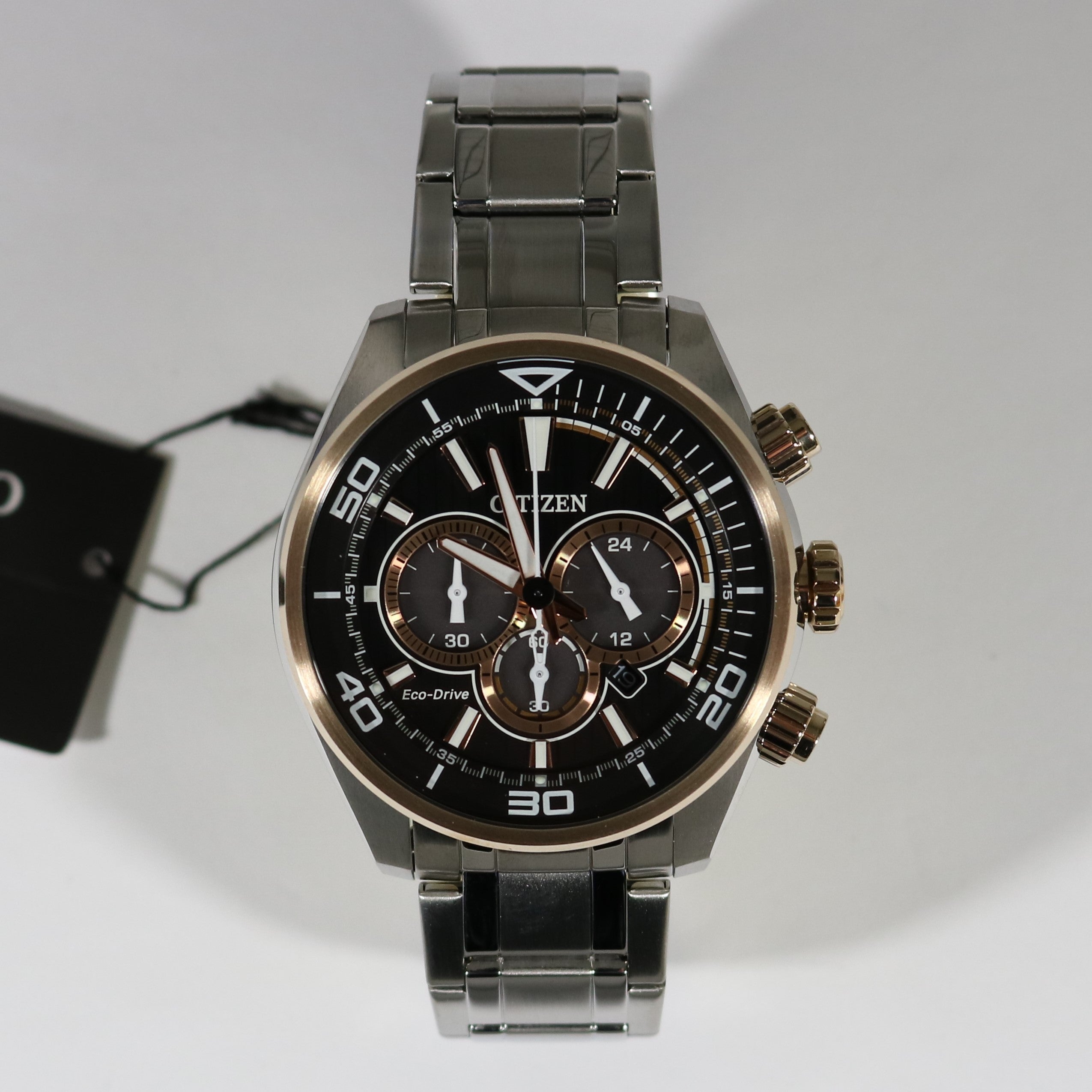 Citizen Eco Drive Men's Chronograph Black Dial Watch CA4336-85E - Chronobuy