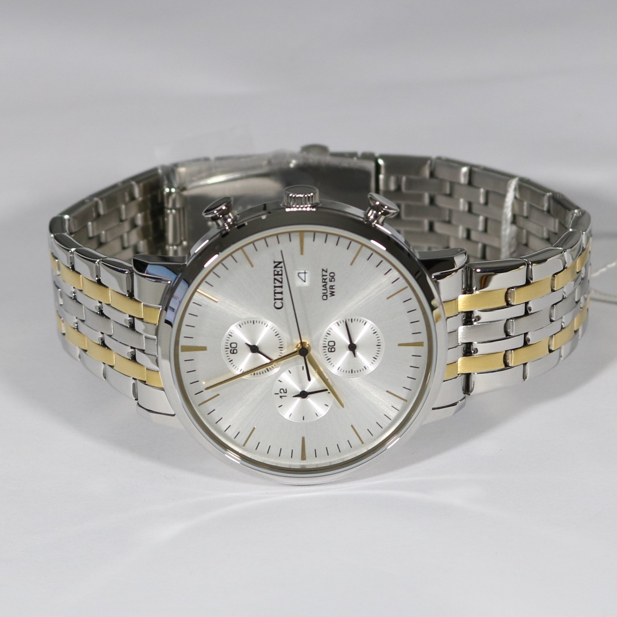 Citizen Men's Quartz Two Tone Chronograph Watch AN3614-54A - Chronobuy