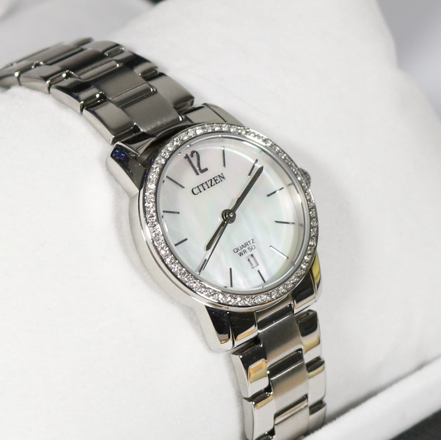 Citizen Women's Quartz Mother Of Pearl Stainless Steel Watch EU6030-81D - Chronobuy