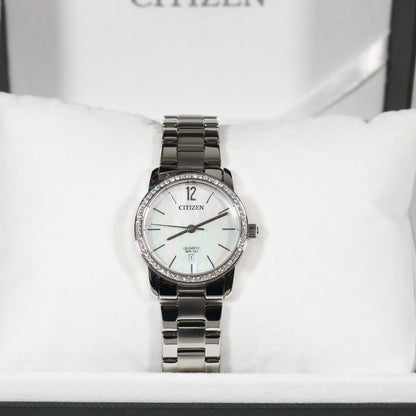 Citizen Women's Quartz Mother Of Pearl Stainless Steel Watch EU6030-81D - Chronobuy