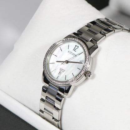 Citizen Women's Quartz Mother Of Pearl Stainless Steel Watch EU6030-81D - Chronobuy