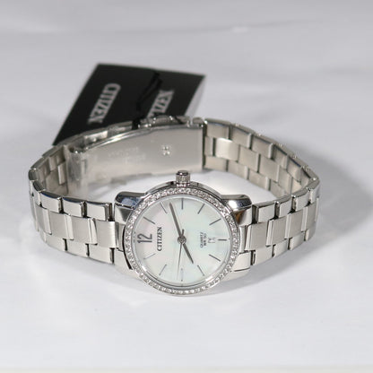 Citizen Women's Quartz Mother Of Pearl Stainless Steel Watch EU6030-81D - Chronobuy