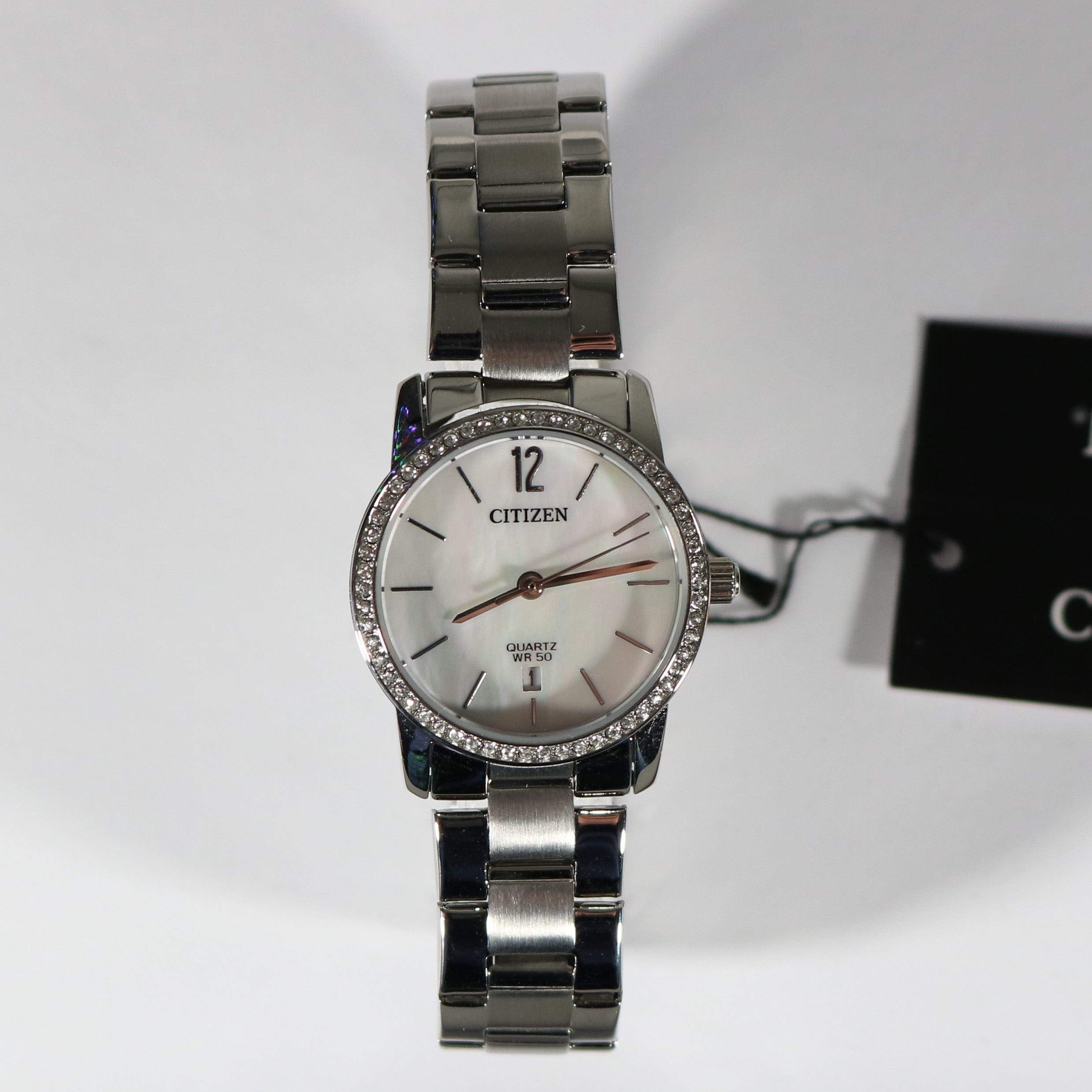 Citizen Women's Quartz Mother Of Pearl Stainless Steel Watch EU6030-81D - Chronobuy