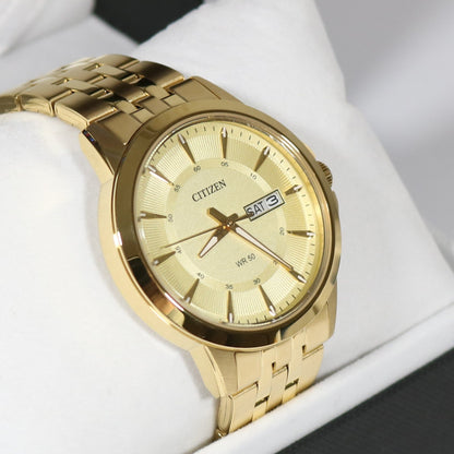 Citizen Men's Quartz Gold Tone Watch BF2013-56P - Chronobuy