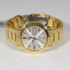 Seiko 5 Gold Tone Silver Dial Men's Automatic Watch SNKK74K1