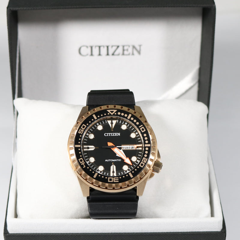 Citizen Gold Tone Automatic Watch NH8383 17E Chronobuy