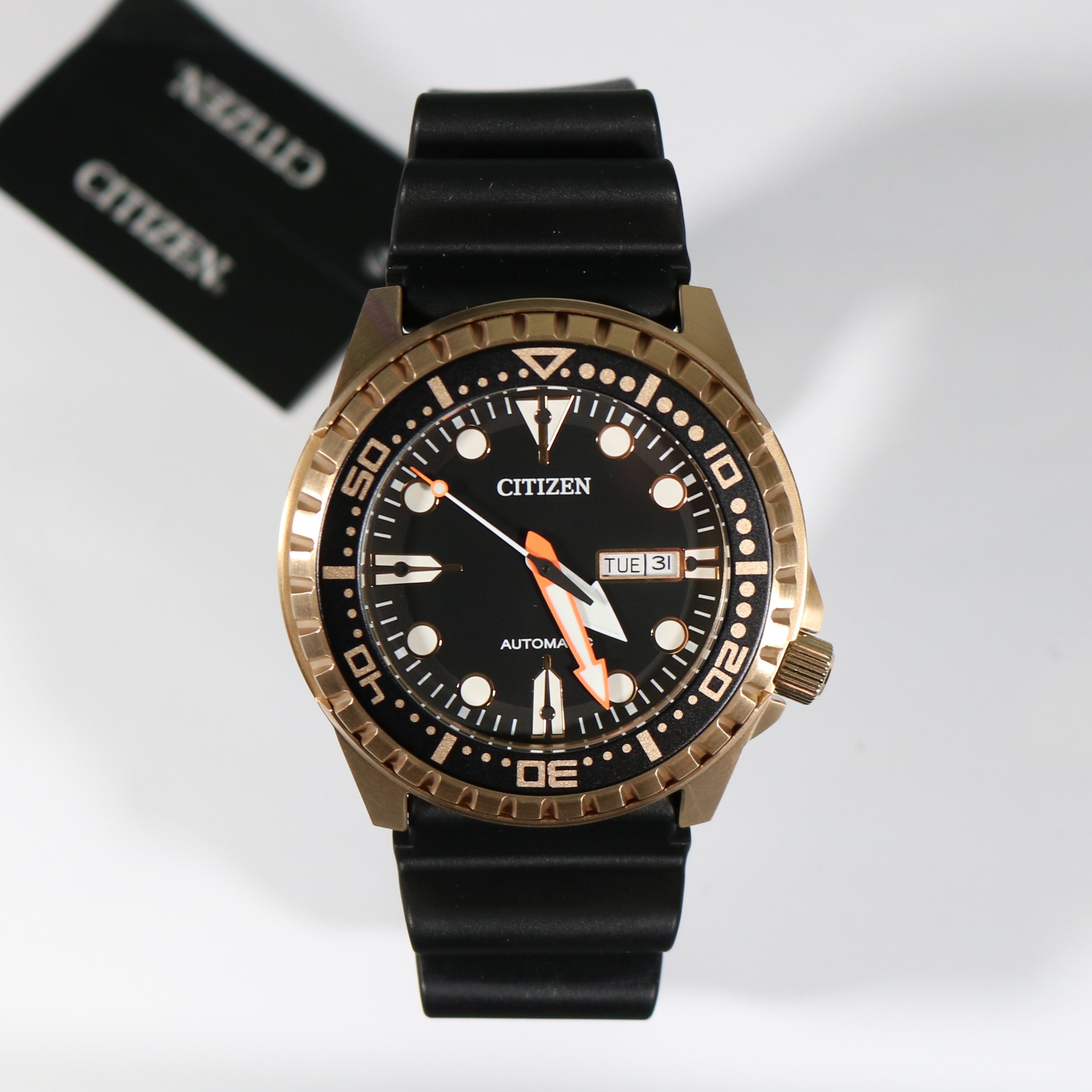 Citizen Gold Tone Automatic Watch NH8383-17E - Chronobuy