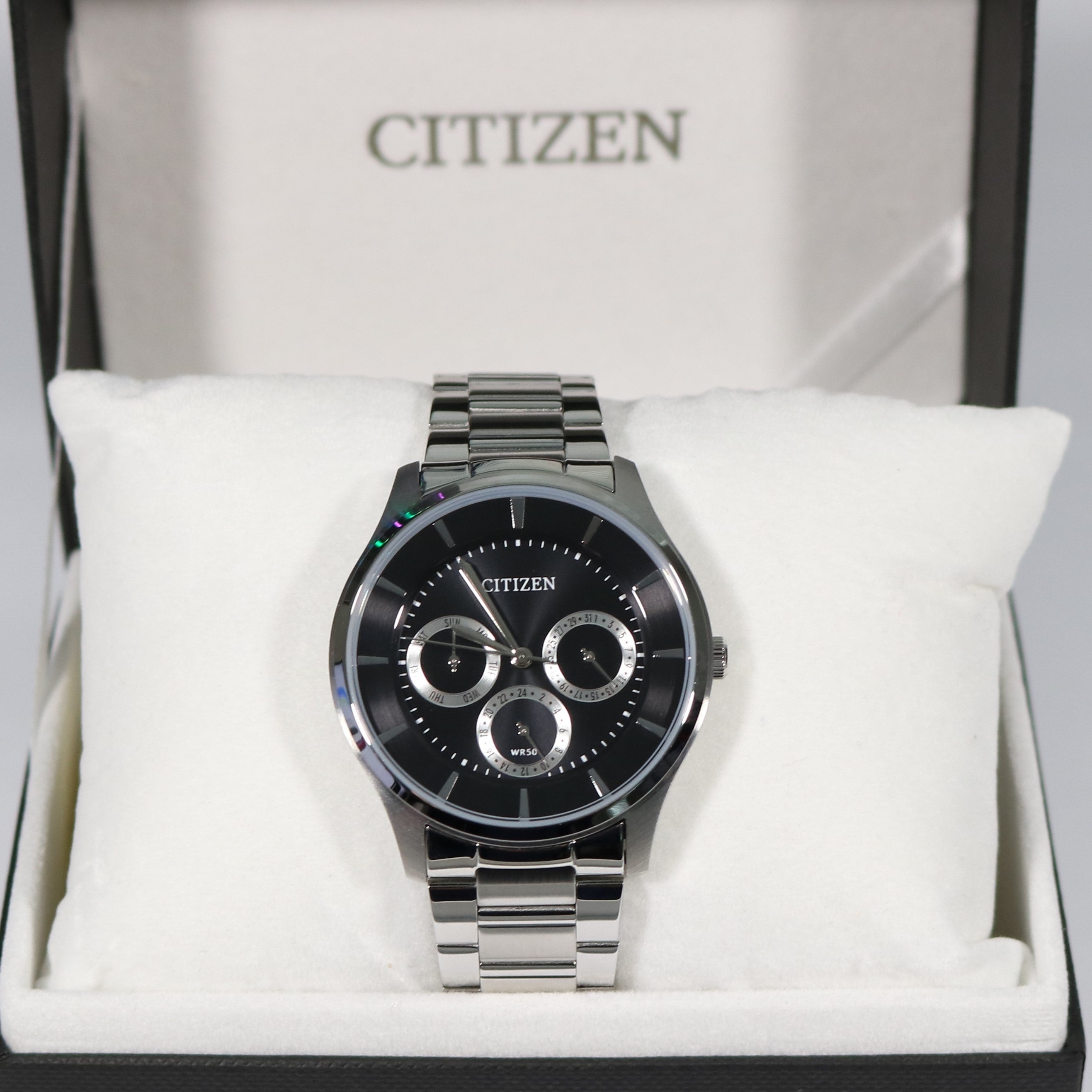 Citizen Men's  Silver Stainless Steel Quartz Watch AG8351-51E - Chronobuy