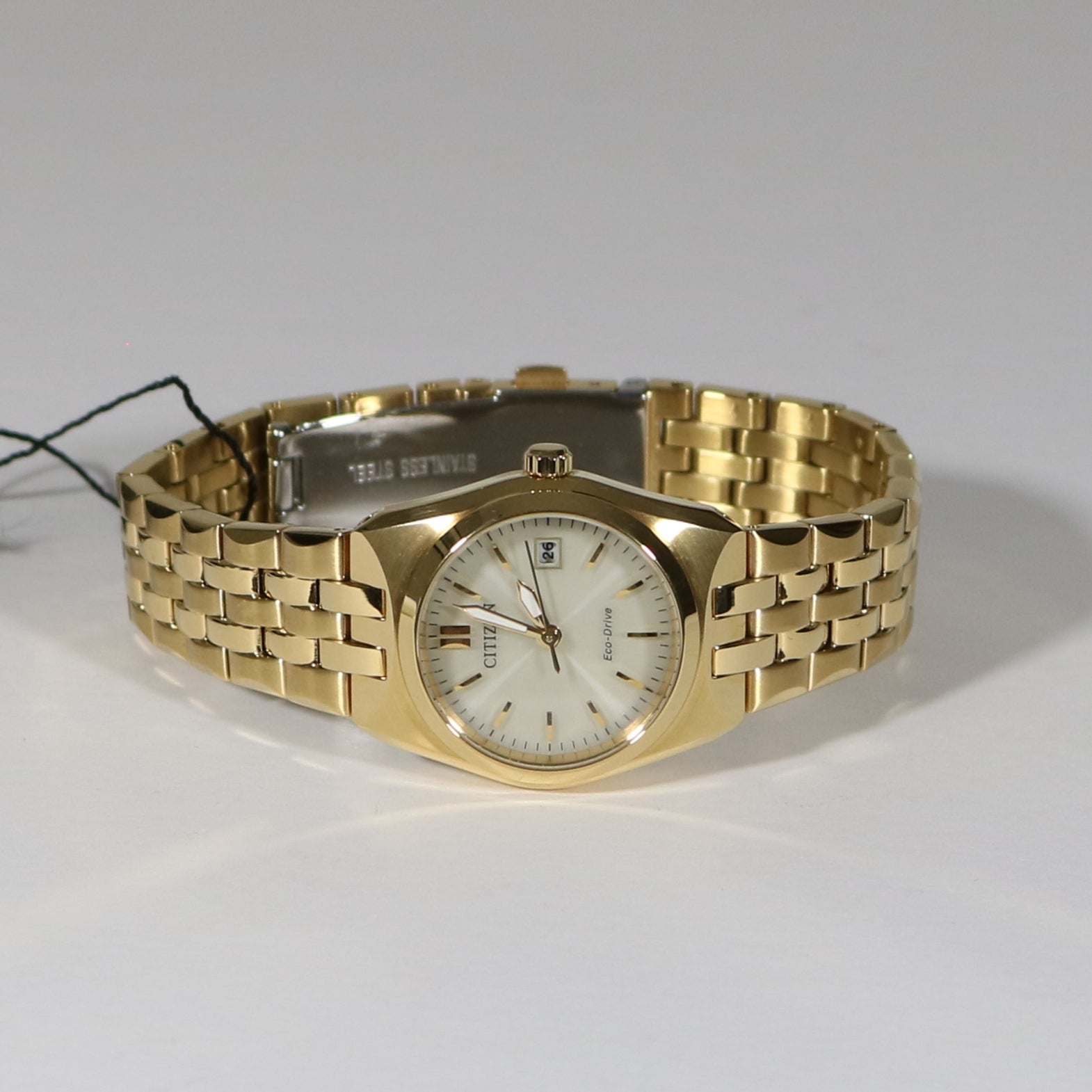 Citizen Eco-Drive Gold Tone Stainless Steel Women's Watch EW2292-67P