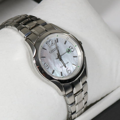 Citizen Eco-Drive Mother Of Pearl Stainless Steel Women's Watch EW1780-51A