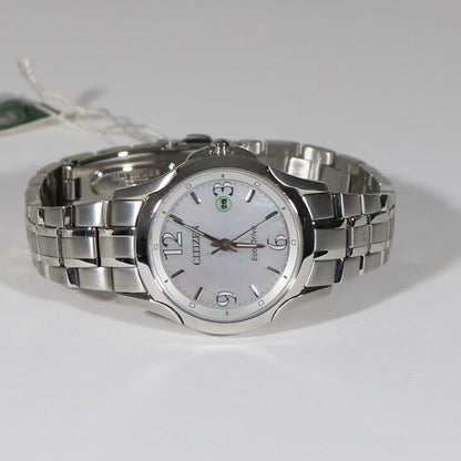 Citizen Eco-Drive Mother Of Pearl Stainless Steel Women's Watch EW1780-51A