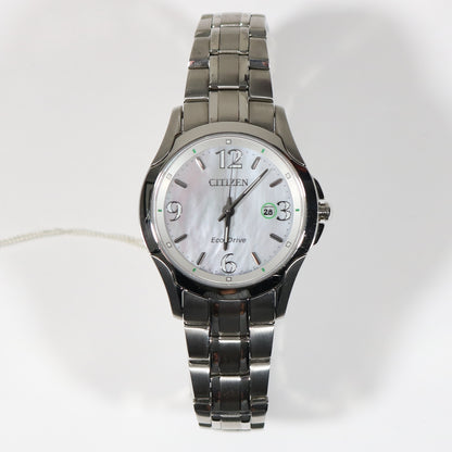 Citizen Eco-Drive Mother Of Pearl Stainless Steel Women's Watch EW1780-51A