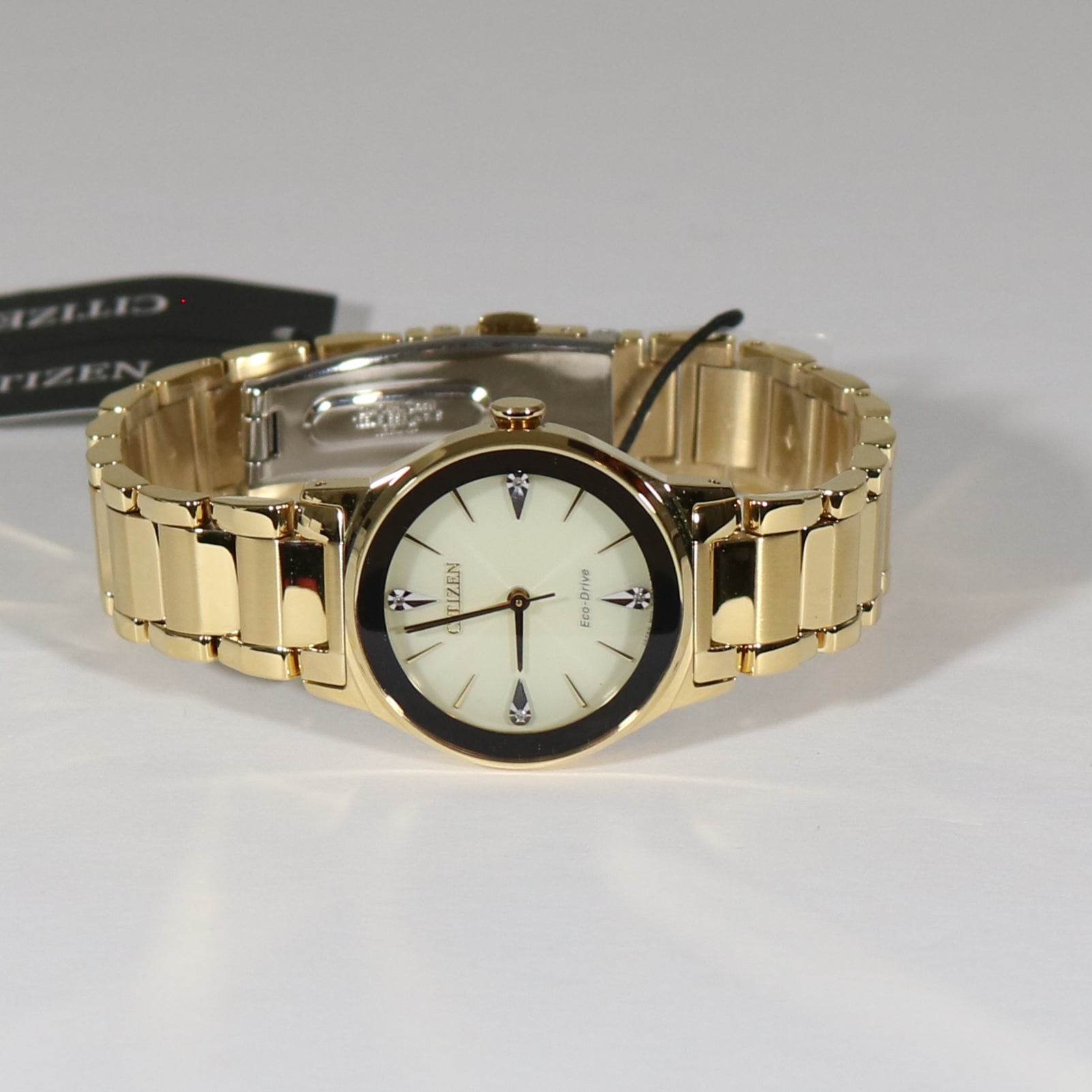 Citizen Eco-Drive Axiom Gold Tone Stainless Steel Watch EM0732-51P