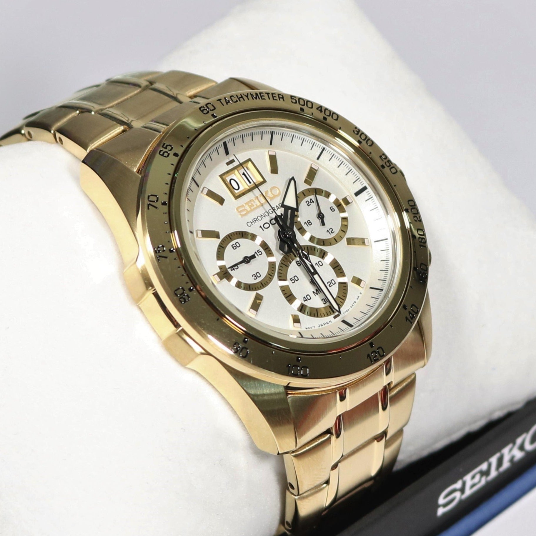 Seiko Lord Chronograph Quartz Men's Gold Watch SPC244P1 - Chronobuy