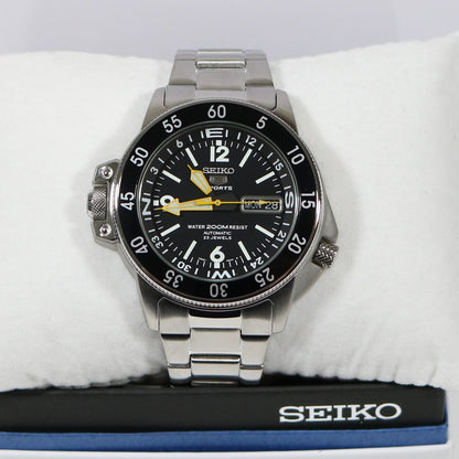 Seiko 5 Men's Atlas Automatic Black Dial Diver Watch SKZK211K1