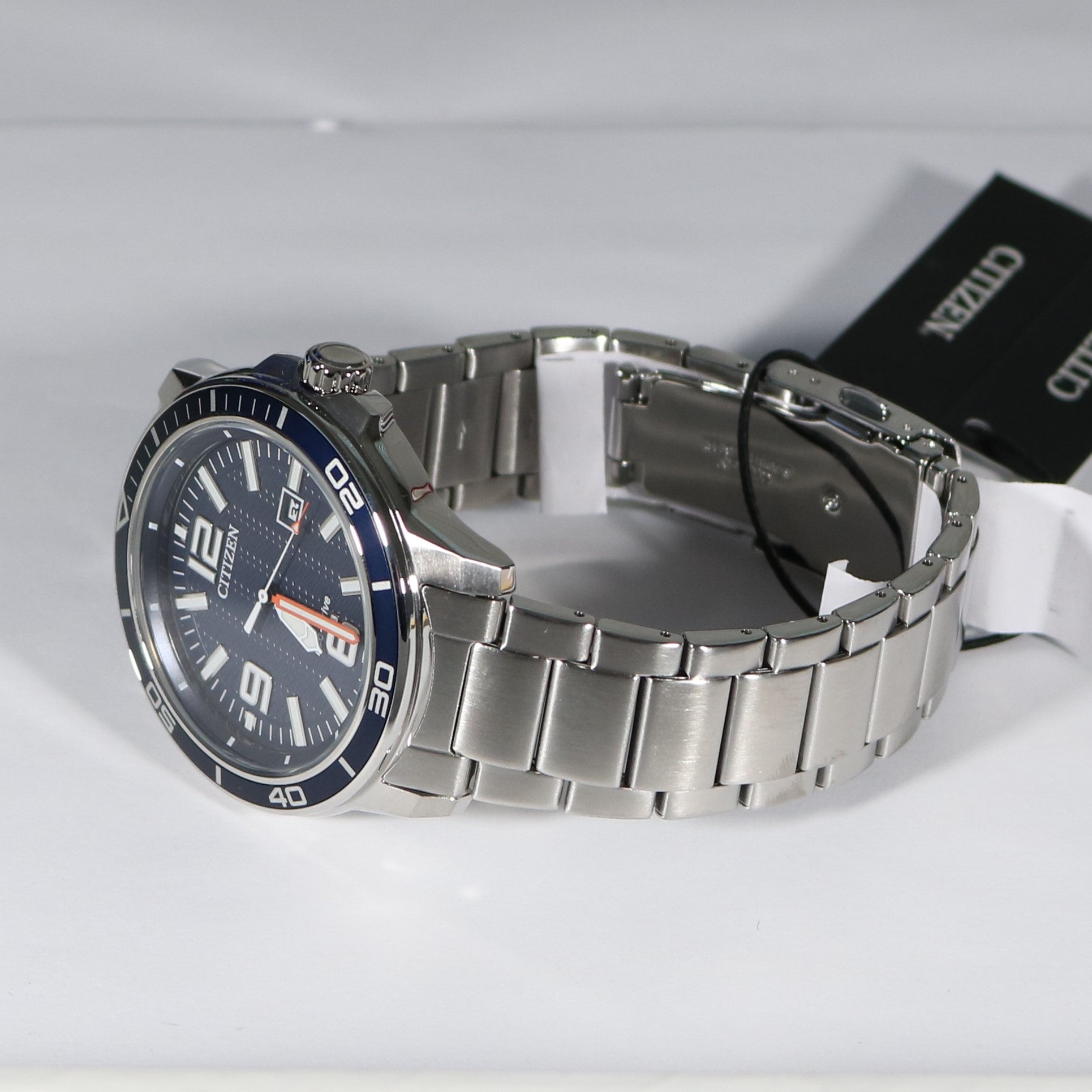 Citizen Eco-drive Men's Sport Watch with Stainless Steel Bracelet AW1520-51L - Chronobuy