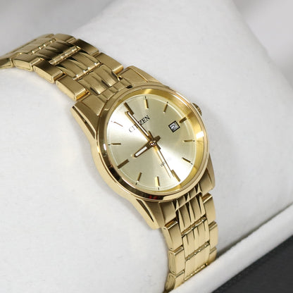 Citizen Quartz Gold Tone Stainless Steel Women's Watch EU6002-51P