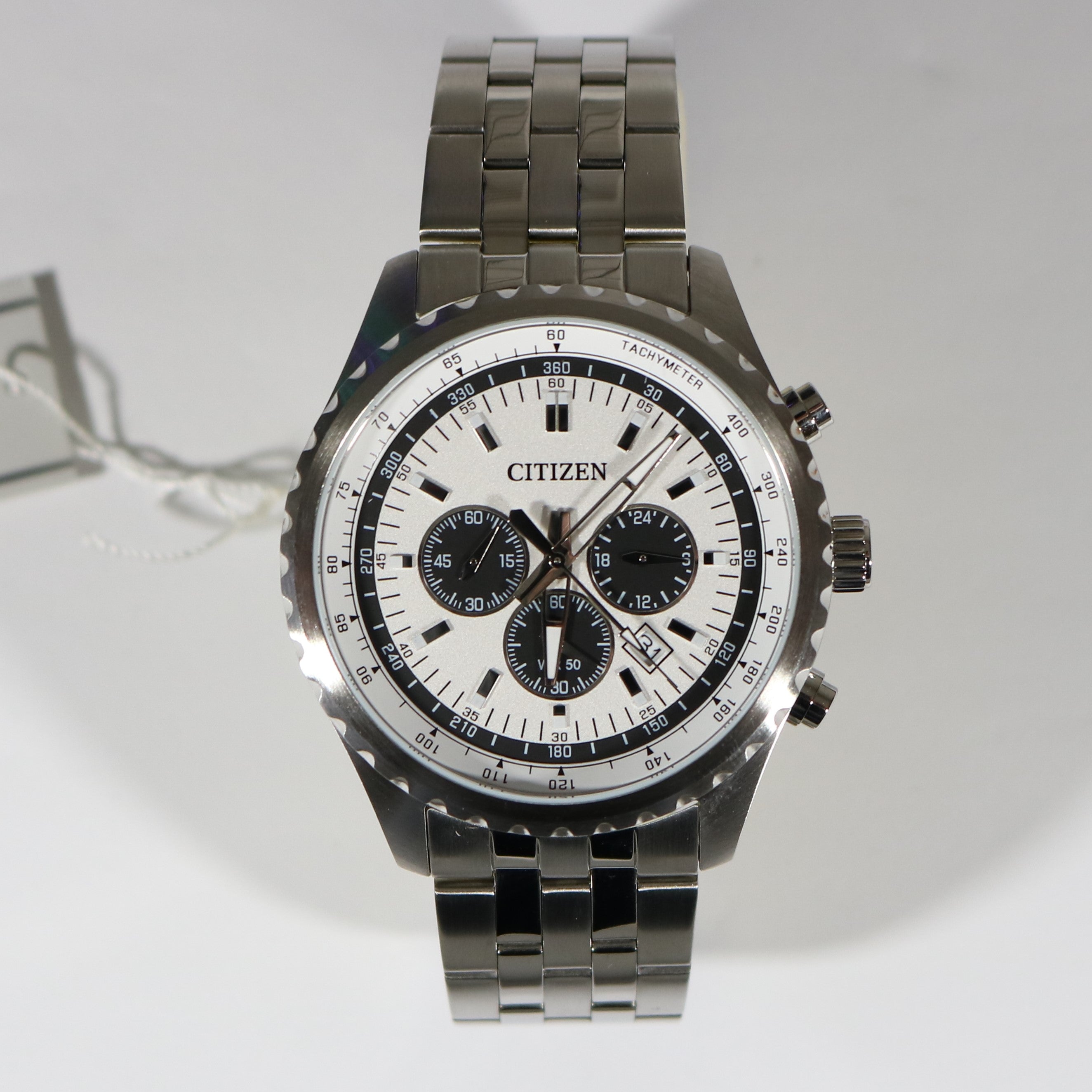 Citizen Quartz Chronograph Stainless Steel Men's Watch AN8060-57A - Chronobuy