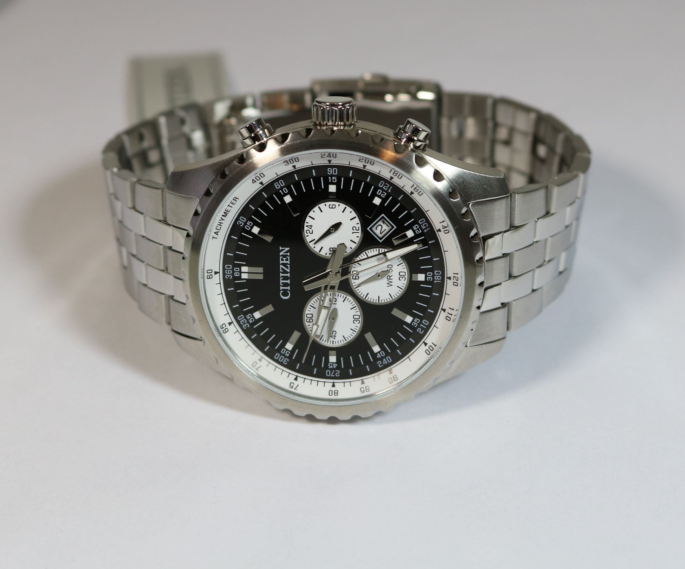 Citizen Stainless Steel Chronograph Men's Watch AN8061-54E - Chronobuy