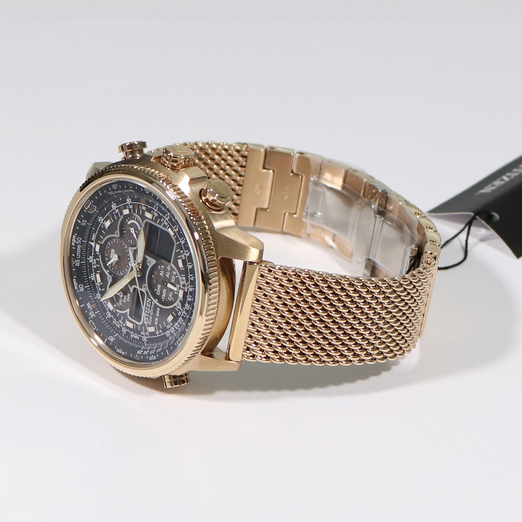 Citizen navihawk rose on sale gold