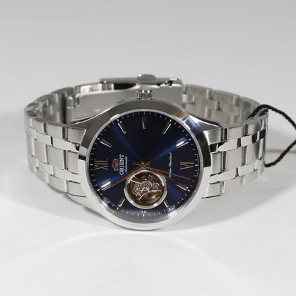 Orient Men's Open Heart Blue Dial Automatic Watch AG03001D