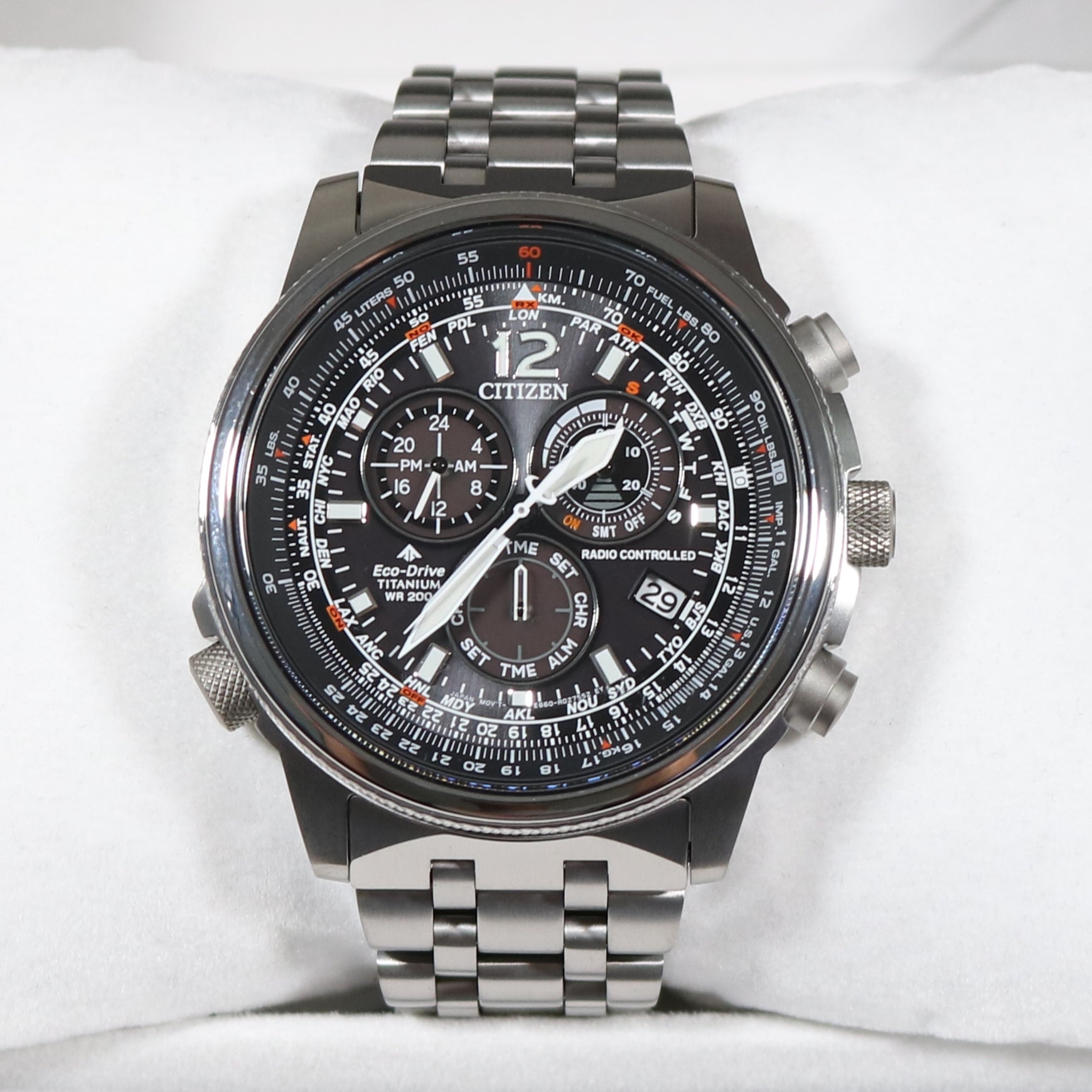 Citizen Eco Drive Super Titanium Men's Promaster Sky Watch CB5850-80E