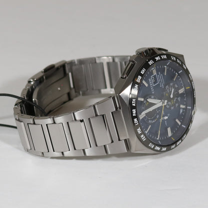 Citizen Eco-Drive Radio Controlled Super Titanium Blue Dial Watch AT8234-85L