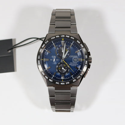 Citizen Eco-Drive Radio Controlled Super Titanium Blue Dial Watch AT8234-85L