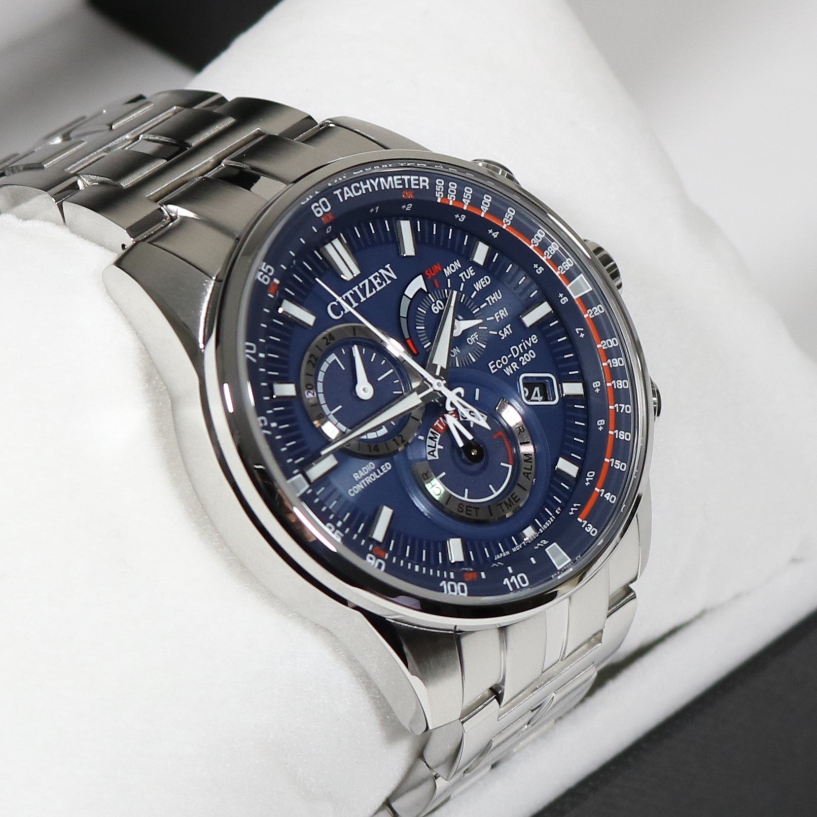 Citizen Eco-Drive Chronobuy CB5880-5 Watch PCAT Controlled Dial – Chronograph Blue