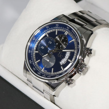 Guess Men's Blue Dial Chronograph Techno Class Watch X81010G7S - Chronobuy