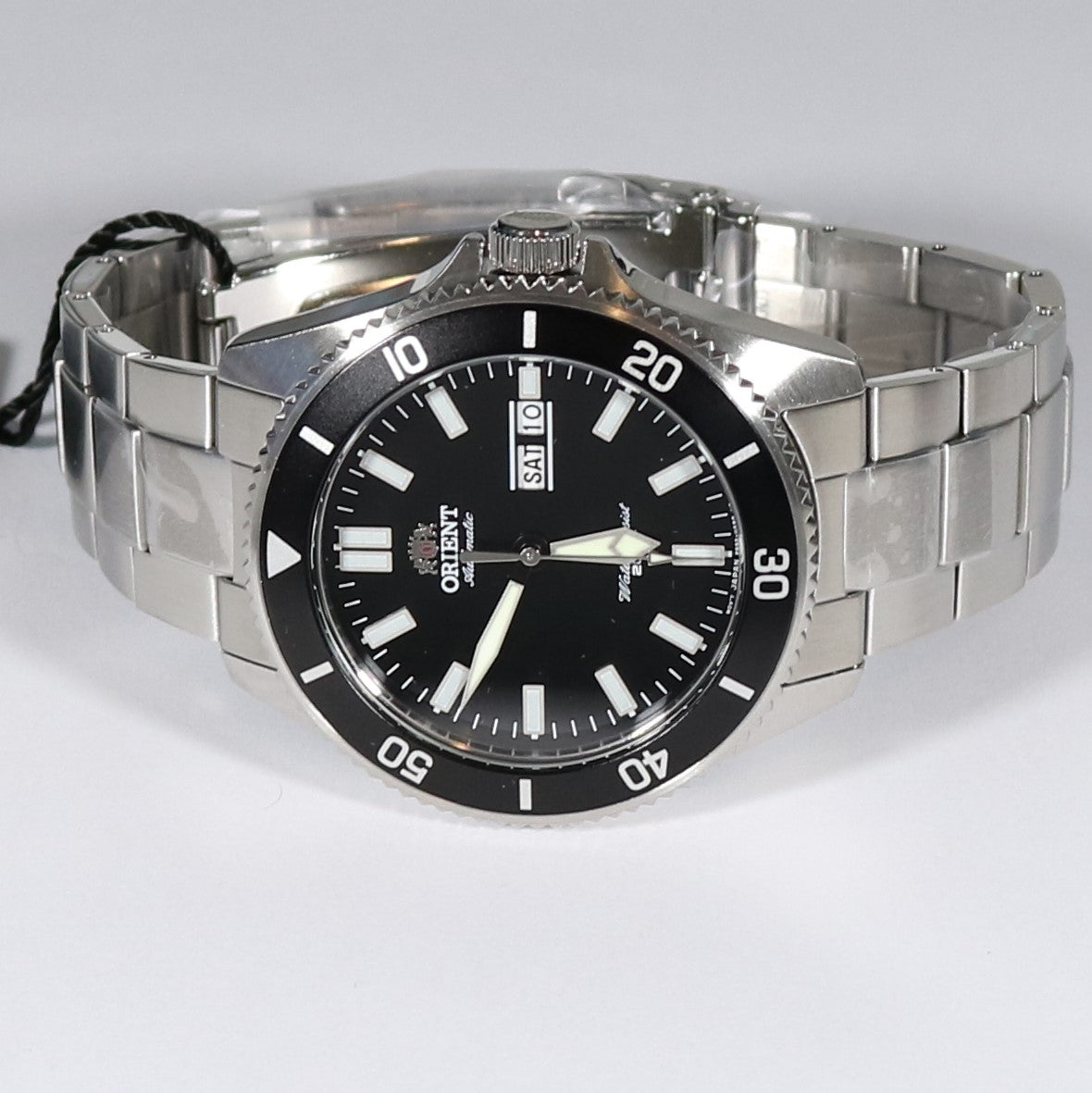 Orient Kanno Black Dial Stainless Steel Diver Men's Watch RA-AA0008B19A - Chronobuy