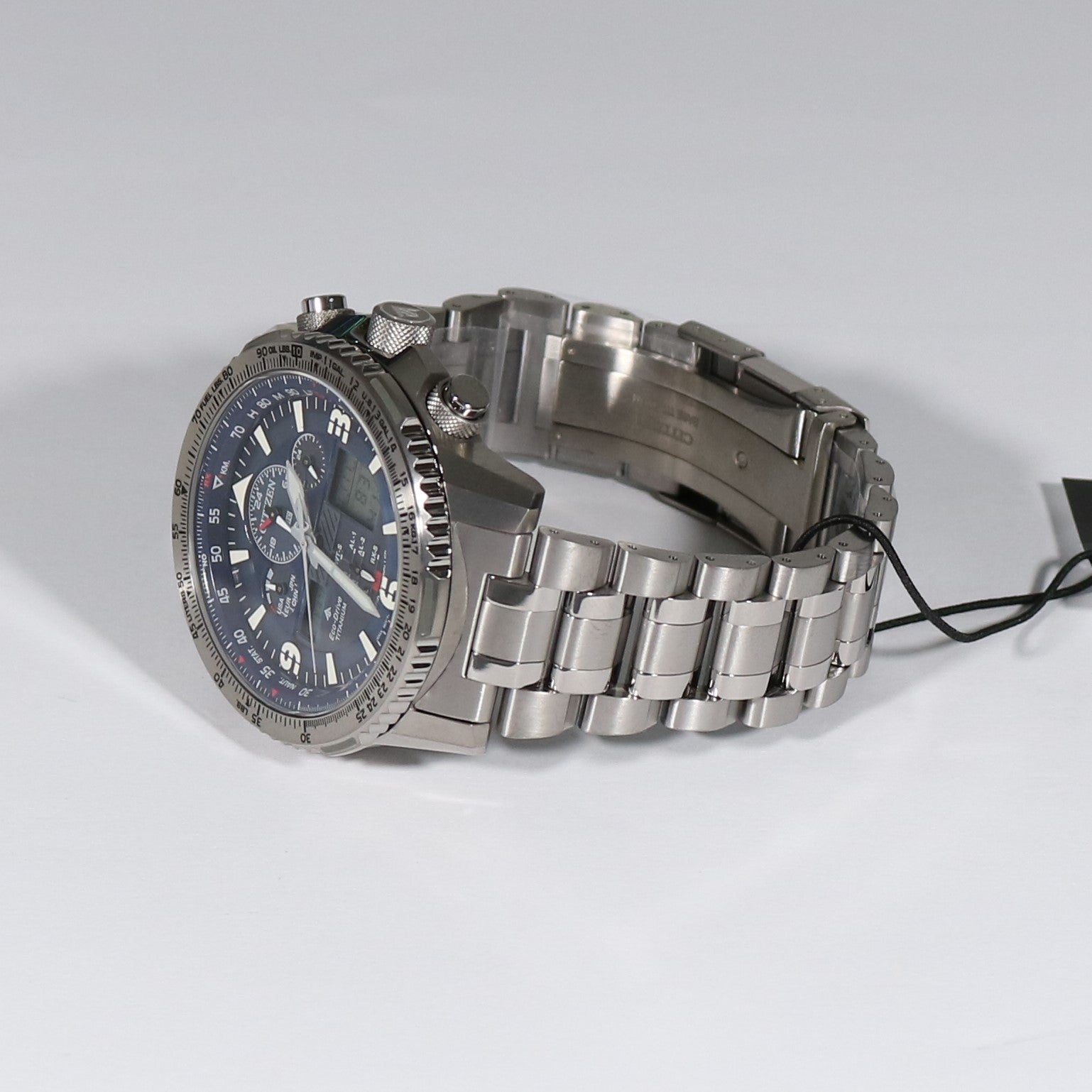 Citizen Skyhawk Radio Controlled Eco Drive Super Titanium Men's Watch JY8100-80L - Chronobuy