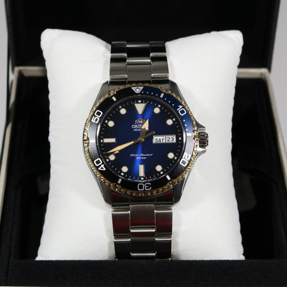 Orient Automatic Gradient Blue Dial Men's Limited Edition Watch RA-AA0815L19B