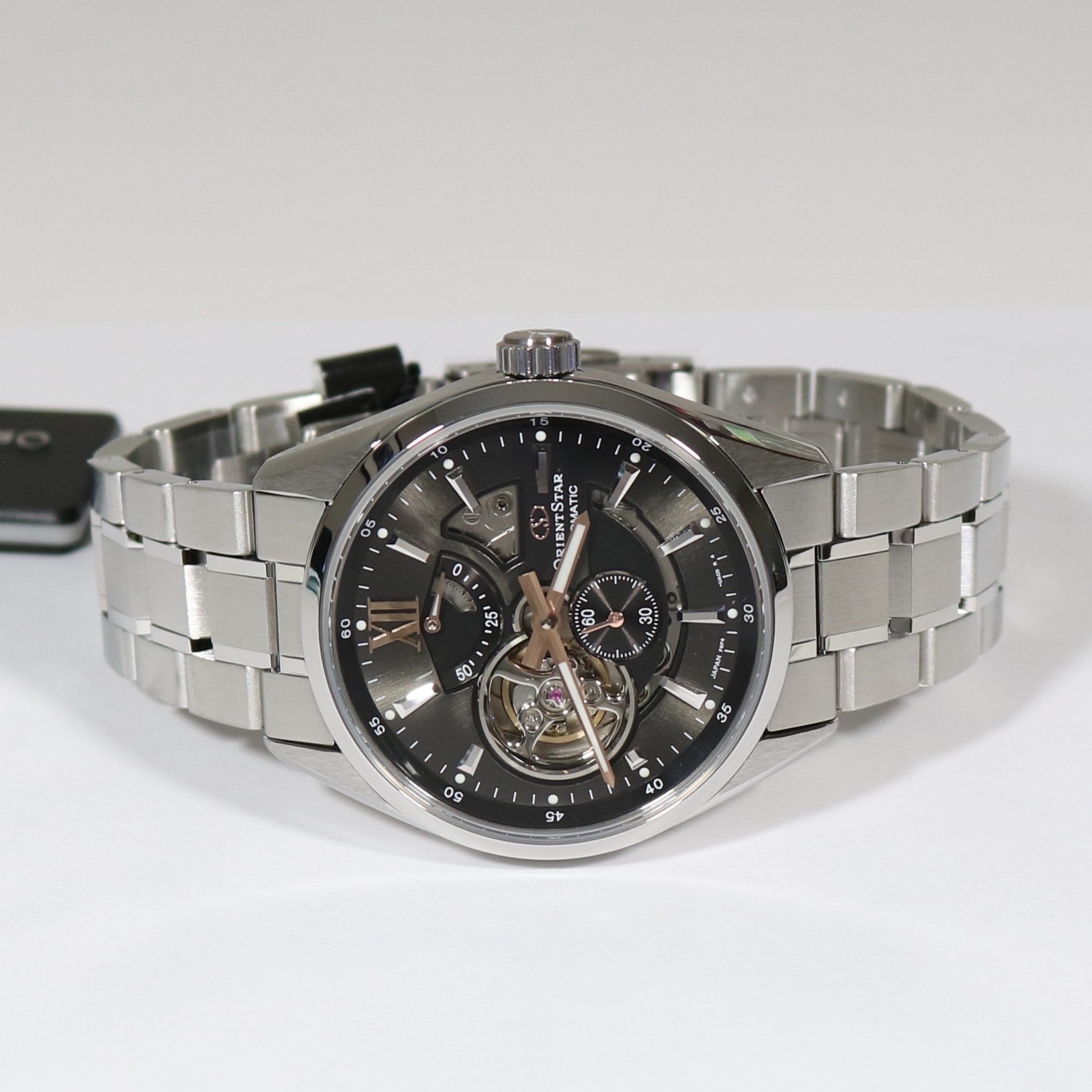 Orient Star Automatic Grey Dial Stainless Steel Men's Watch  RE-AV0004N00B