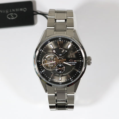 Orient Star Automatic Grey Dial Stainless Steel Men's Watch  RE-AV0004N00B