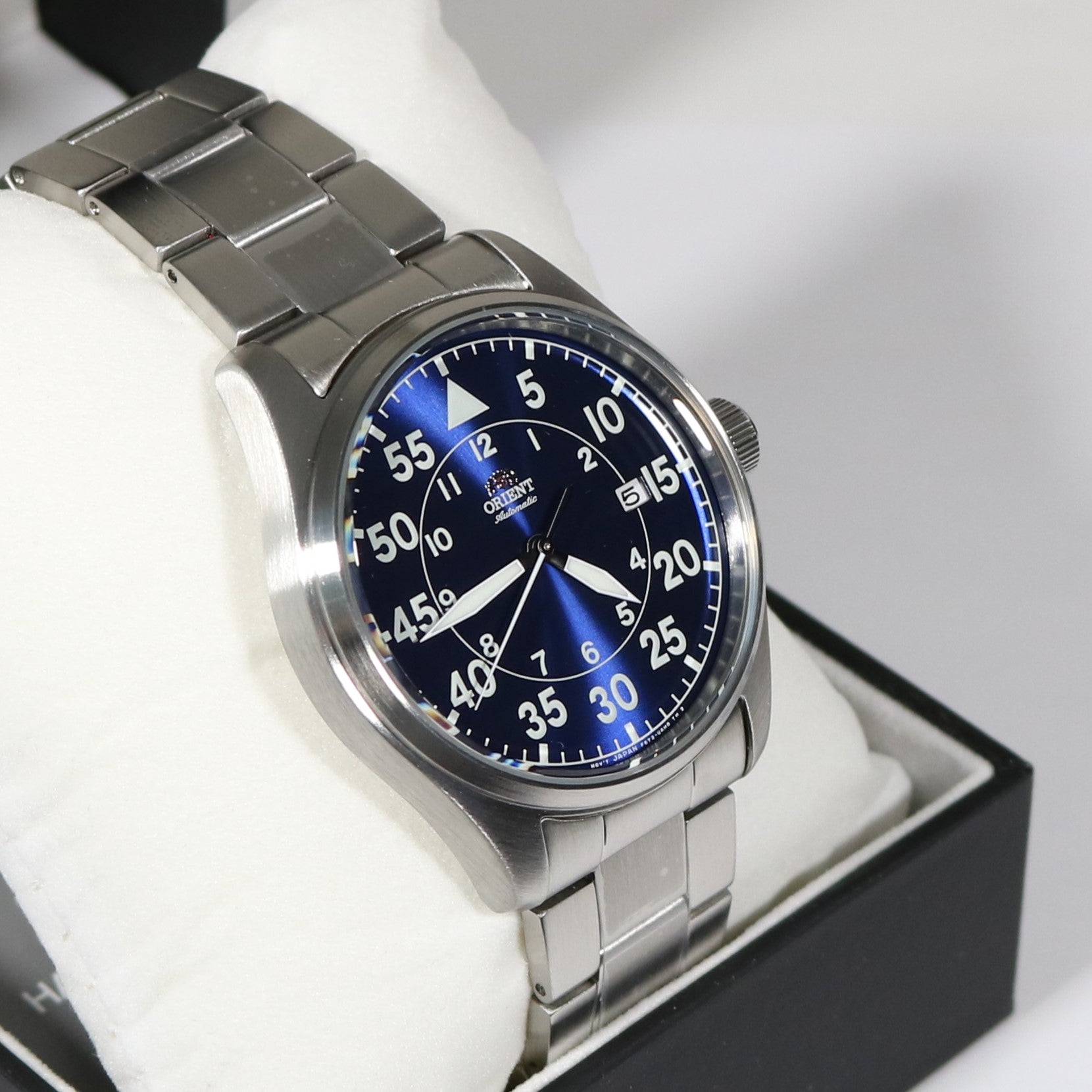 Orient Automatic Blue Dial Aviator Flight Men's Watch RA-AC0H01L10B